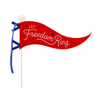 Let Freedom Ring Felt Pennant Banner
