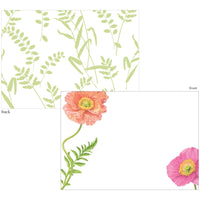 Poppy Flat Notecards
