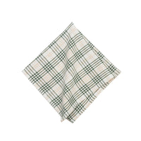 Sage and Gold Plaid Napkins/Set of 4