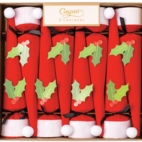 Santa Hat Christmas Cone Crackers