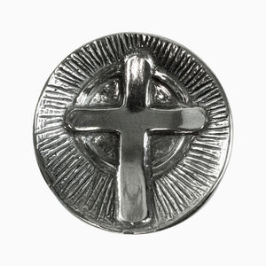 Cross Pewter Ring Dish