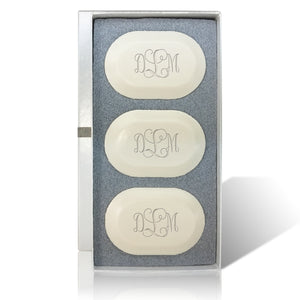 Set of 3 Single Initial Soaps
