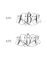Santana Monogram Note - Raised Ink
