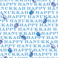 Happy Hanukkah Roll Wrap
