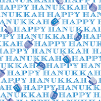 Happy Hanukkah Roll Wrap