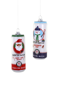 Holiday Sparkling Water Ornament