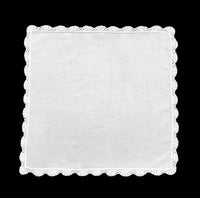 Crochet Lace Edge Handkerchief

