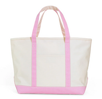 Coated Canvas Maxi Tote
