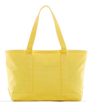 Coated Canvas Maxi Tote
