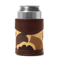 Monogrammed Leather Can Koozie