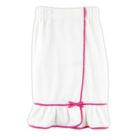 Monogrammed Ruffle Towel Wrap
