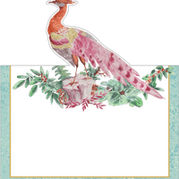 Chelsea Birds Foil Die-Cut Place Cards