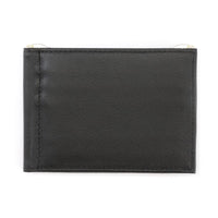 Monogrammed Double Money Clip Trifold Wallet
