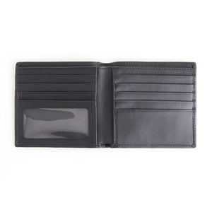 Monogrammed Leather Double ID Hipster Bifold Wallet