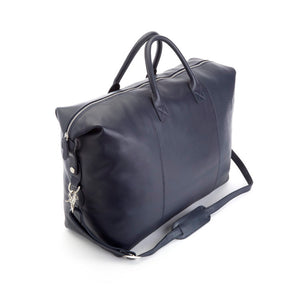 Weekender Duffel Bag in Pebble Grain Leather