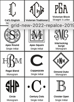 Monogrammed Aristocrat Coolers
