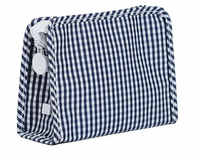 Navy Gingham Roadie- Medium
