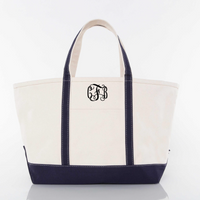 Personalized Large Boat Totes
