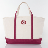 Personalized Large Boat Totes
