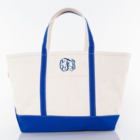 Personalized Large Boat Totes

