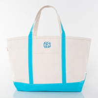 Personalized Large Boat Totes
