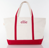 Personalized Large Boat Totes
