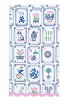 Mahjong Scallop Edge Guest Towel
