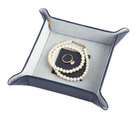 Suede Lined Catchall Valet Tray
