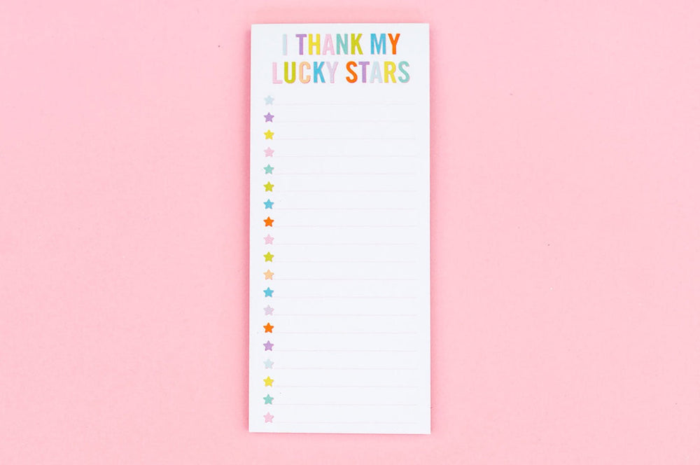 Lucky Stars List Pad