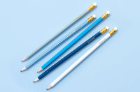 Blue Gingham Pencil Set
