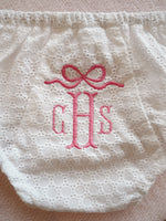 White Eyelet Bloomers
