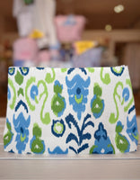 Ikat Blue & Green Cosmetic Bag
