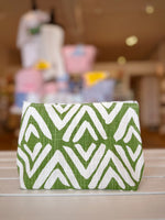 Dart Green Cosmetic Bag
