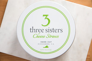 Three Sisters Gourmet Cheese Straws Gift Tin