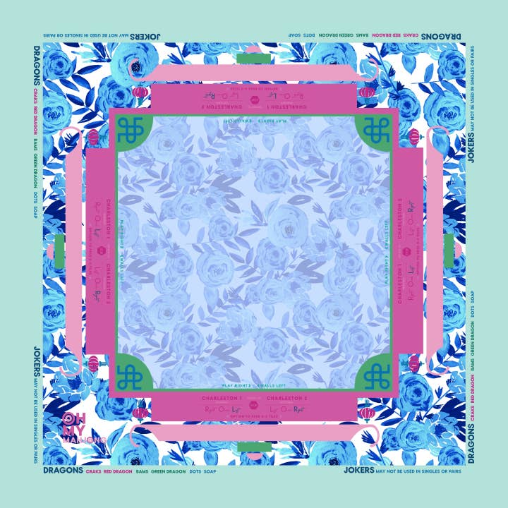 Grand Bloom Brooke Wright Mahjong Mat