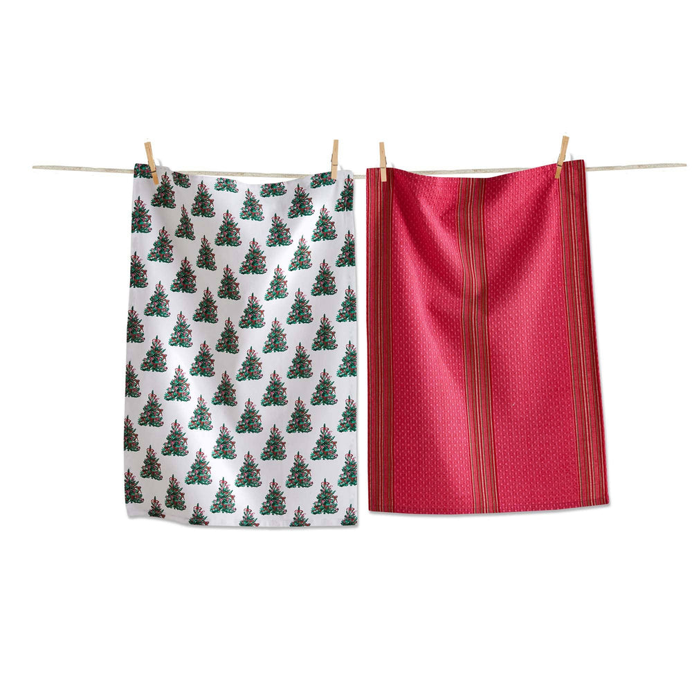 Christmas Very Merry Tree Dishtowel