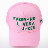 Pink Everyone Loves a Joker Hat