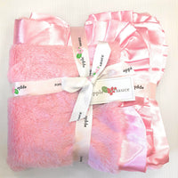 Satin Ruffle Trim Blanket