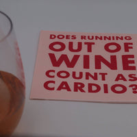 Count as Cardio Cocktail Napkins