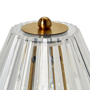 LED Cordless Lamp with Acrylic Shade
