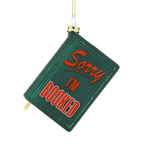 Sorry, I'm Booked Ornament