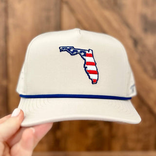 American Flag Florida Hat