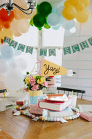 Yay Pencil Felt Pennant
