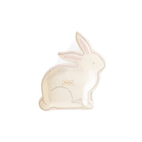 White Bunny Paper Plates
