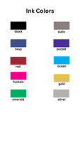 Anthony Letter Sheet - Raised Ink
