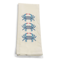 Fishtail Blue Crabs Cotton Towel

