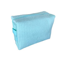 Monogrammed Waffle Cosmetic Bag
