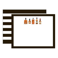 Bourbon Lovers Flat Notecards
