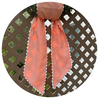 Gingham Sashes with Trim
