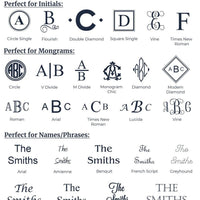 Monogrammed Tritan Double Old Fashioneds